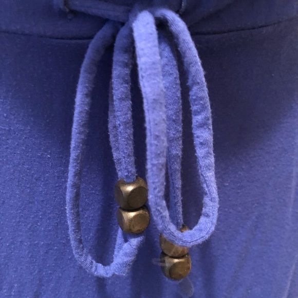 Athleta High~Low Halter Sundress Sz. S Purple Lined Removable Pads Tied Waist - Picture 8 of 8